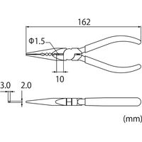 ロブテックス ラジオペンチ J150RM 1丁