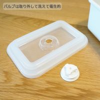 富士ホーロー 真空ほうろう容器　ヴィード 浅型容器L＆ポンプ VD-LP.W 2個（直送品）