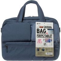 サンワサプライ 軽量カジュアルPCバッグ 13.3インチワイド ネイビー BAG-CA11NV 1個