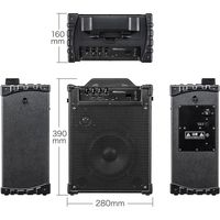 拡声器　ワイヤレスマイク　メガホン　スピーカーマイク　ハンドマイク型　MM-SPAMP10　サンワサプライ　1個（直送品）