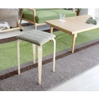 【軒先渡し】ヤマソロ Motley スタッキングスツール 角型 グリーン 40-549 1セット(5脚入)（直送品）