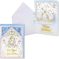 日本ホールマーク グリーティングカード 誕生お祝い 立体ディズニーラプンツェル・ランタン 770150 1セット(6枚)（直送品）