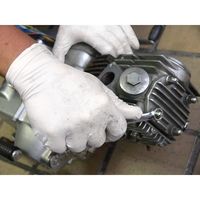 【使いきりニトリル手袋】 ショーワグローブ ニトリスト・タフ 粉なし No.884 NO884-LL ホワイト 1箱（100枚入）