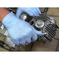 【使いきりニトリル手袋】 ショーワグローブ ニトリスト・タフ 粉なし No.883 NO883-LL ブルー 1箱（100枚入）