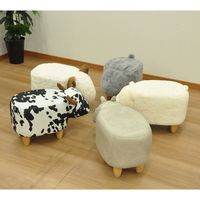 エイ・アイ・エス アニマルスツール ヒツジ ASS-02 WH 1脚（直送品）