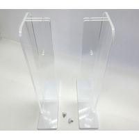 エージ 飛沫フェンスガード110 幅1120×奥行200×高さ710mm クリア/ホワイト AG-CRN110-CL （飛沫防止・飛沫対策）1台（直送品）