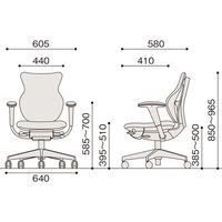 【設置込】イトーキ カシコチェア 固定肘 ハンガー無 ビニールレザー張 樹脂シェル ナイロンキャスター ピンク×ブラック 1脚（直送品）