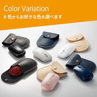 エレコム BlueLEDマウス/薄型/無線/4ボタン/ポーチ付/レッド M-TM10DBRD 1個