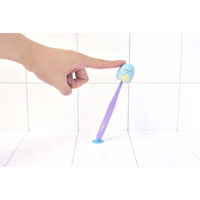 すみっコぐらし ハブラシ マスコット付き吸盤歯ブラシ とかげ 1本 ユーカンパニー 歯ブラシ（子供用）