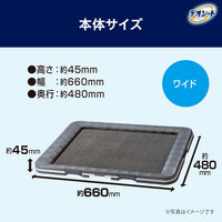 デオシート 消臭ラボ トイレシステム ワイド 本体セット＜本体：1台、フィルター：2枚、マット：4枚＞ 1個 ユニ・チャーム