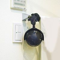 TOPLAND 9cm コンパクトファン ホーム&カー 3電源対応 風量3段階 設置アーム SF-DF28 BK 1台