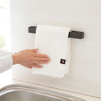 オカ　PLYS（プリス）　プリスベイス　キッチンタオルハンガー　ブラウン　59217　1個（直送品）