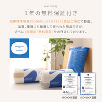 AQUA モフア プレミアムマイクロファイバー ラウンドクッション 380×380mm チャコールグレー 50676I68 1枚（直送品）