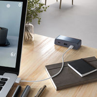 クランプ型 USBタップ 電源タップ スワン電器 ブラッキーグレー PD規格 コンパクト EXP-1600BGY 1台