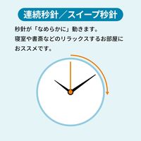 ノア精密 MAG防塵防水掛時計 モク [スイープ 防水 防塵] 直径320mm W-796 BR-Z 1個