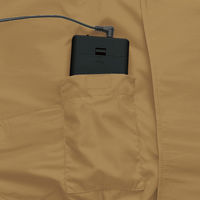 サンエス フード付長袖ワークブルゾン 20キャメル 3L KF91410 1着（直送品）