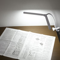 クリップライト LED2灯クリップライト 調光機能付き YAZAWA CLL13D01WH 1個