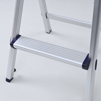 YAMAZEN 開閉簡単 取っ手付き 上枠付き踏み台2段 YM-B02SG（DBL） 1台