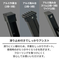 天馬 アルミ踏み台3段レッド 812004246 1個