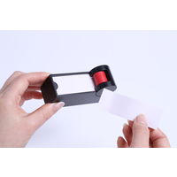 エイジ化成 簡単にめくれる付箋ケース 大 黒 FU-L-BK 1個