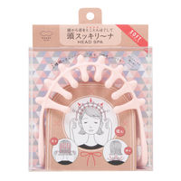 ヘッドマッサージ 頭スッキリーナ ヘッドスパ ソフト ピンク 1個 マーナ