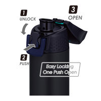 サーモス（THERMOS）真空断熱スポーツボトル ミッドナイトブルー 500ml FJR-500 MDB 1個