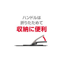 サーモス 折りたたみスタンド式フタ ブラック KLD-002 BK1セット（3個）