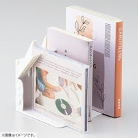 リヒトラブ 1冊でも倒れないブックスタンド Medium ブラック A3579-24 1台