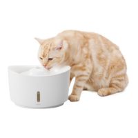 ピュアクリスタル 猫用 ウェル 給水器 ホワイト 1.5L 1個 ジェックス
