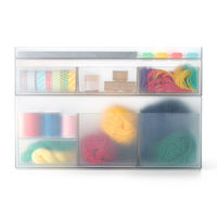 吉川国工業所 タイディアップボックス T2412（インナートレー） クリア TD-03_Cr 1個