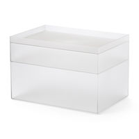 吉川国工業所 タイディアップボックス D3725（ボックス深型） クリア TD-05_Cr 1個