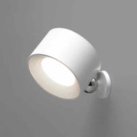 LEDデスクライト 3wayマグネットライト ホワイト 丸タイプ スタンド ウォール 充電式 調光 SDL05W01WH 1個