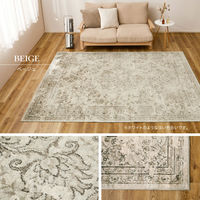 【玄関渡し】 萩原 ベルギー製モケットラグ　ロイヤルパレス　ビオレッタ ブラウン 195×250cm（直送品）