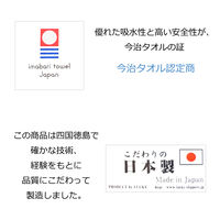 ラッキー産業 今治タオルバブーシュL ブルー BACO23906BL 1足