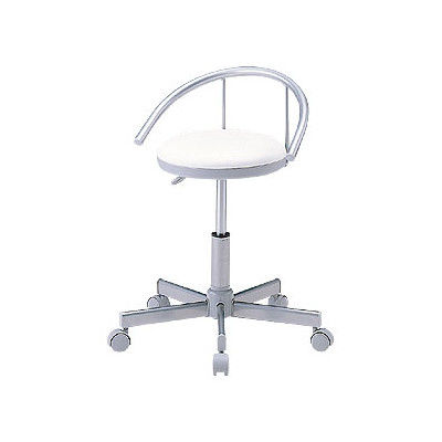 サンワサプライ　ラウンドチェア（静音キャスター）　ホワイト（直送品）