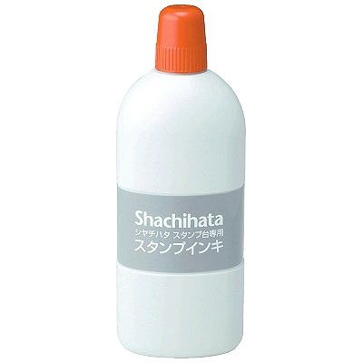 シヤチハタ シヤチハタスタンプ台補充インキ 大瓶 朱 SGN-250-OR（直送品）