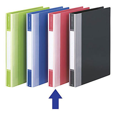 リヒトラブ　リフィルバインダー　内径23mm　赤　G3902-3　（直送品）