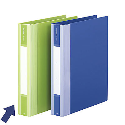 リヒトラブ リフィルバインダー 内径32mm 黄緑 G3903-6 1箱(6冊入)（直送品）