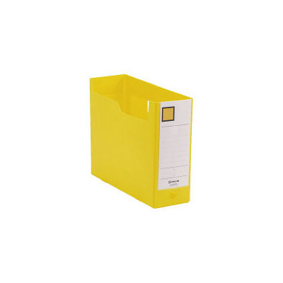 キングジム　GボックスPP/黄　収納幅100mm　4633N　1箱（10冊入）　（直送品）