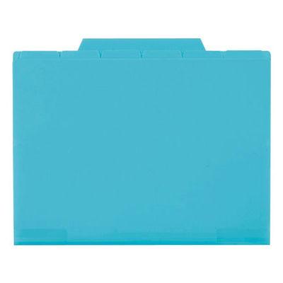 セキセイ　インデックスフォルダー　12インデックス　ブルー　ACT-912-10　（直送品）
