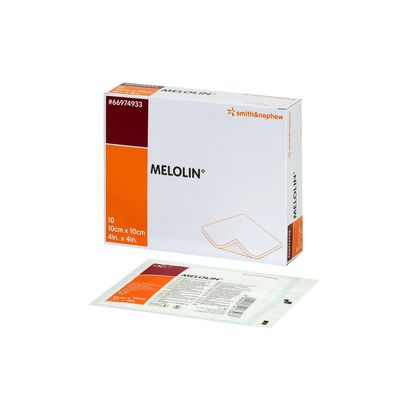 ガーゼ 非固着性 メロリン 10cm×10cm 10枚 66974933 スミス・アンド・ネフュー
