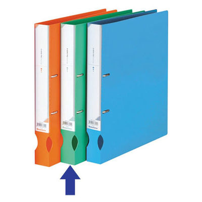 ビュートン　D-リングファイル　A4タテワイド　背幅34mm　ライトグリーン　IDF-A4-LG　1箱（10冊入）　（直送品）