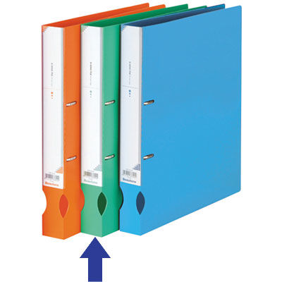 ビュートン　D-リングファイル　A4タテワイド　背幅34mm　ライトグリーン　IDF-A4-LG　1箱（30冊：10冊入×3箱）　（直送品）