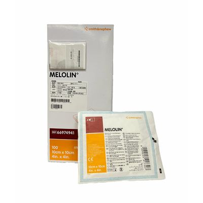 ガーゼ 非固着性 メロリン 10cm×10cm 100枚 66974941 スミス・アンド・ネフュー