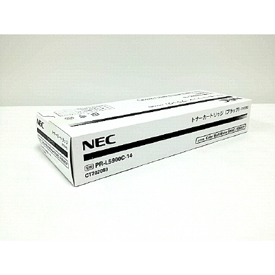 NEC 純正トナー PR-L5900C-14 ブラック 1個（取寄品） - アスクル