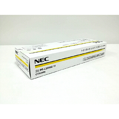 NEC 純正トナー PR-L5900C-11 イエロー 1個（取寄品） - アスクル