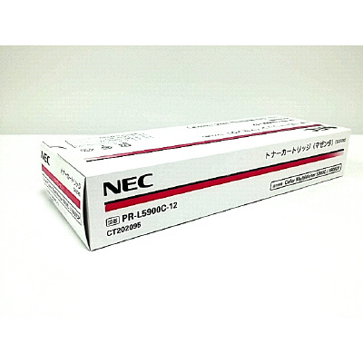 NEC 純正トナー PR-L5900C-12 マゼンタ 1個（取寄品） - アスクル