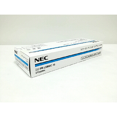 NEC 純正トナー PR-L5900C-13 シアン 1個（取寄品） - アスクル