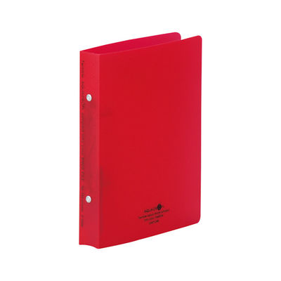 リヒトラブ ツイストリングファイルA5S 赤 F-5006-3 1冊（直送品）