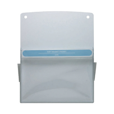 ソニック　ソフトマグネットポケット　白　A4　MP-358-W　（直送品）